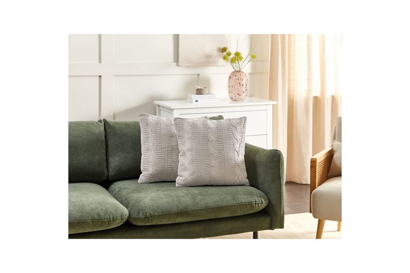 Pynteputer Constylis sett á 2 Beige - Beige - Tekstiler - Pute & pledd - Hagepute