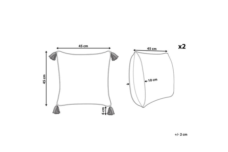 Pynteputer Cornus sett av 2 - Tekstiler - Pute & pledd - Pynteputer
