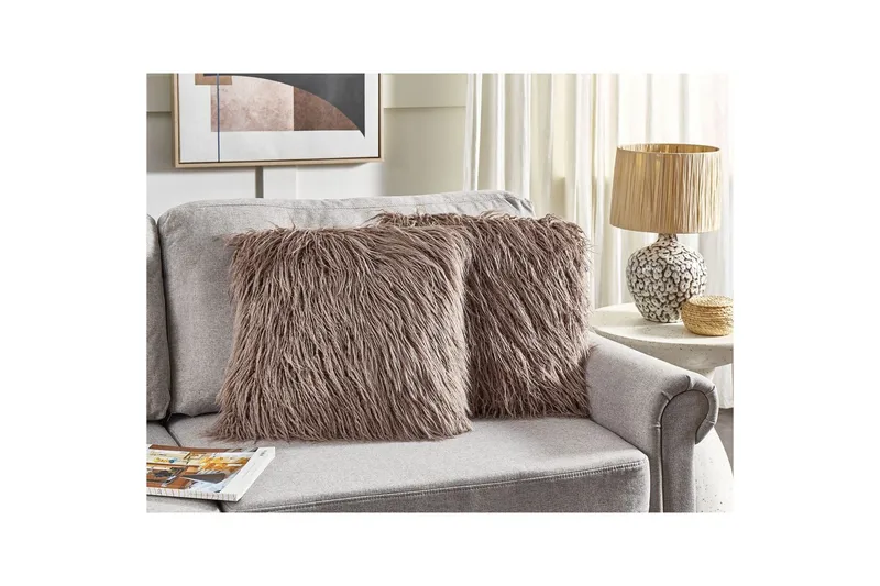 Pynteputer Corokia sett av 2 Beige - Beige - Tekstiler - Pute & pledd - Hagepute