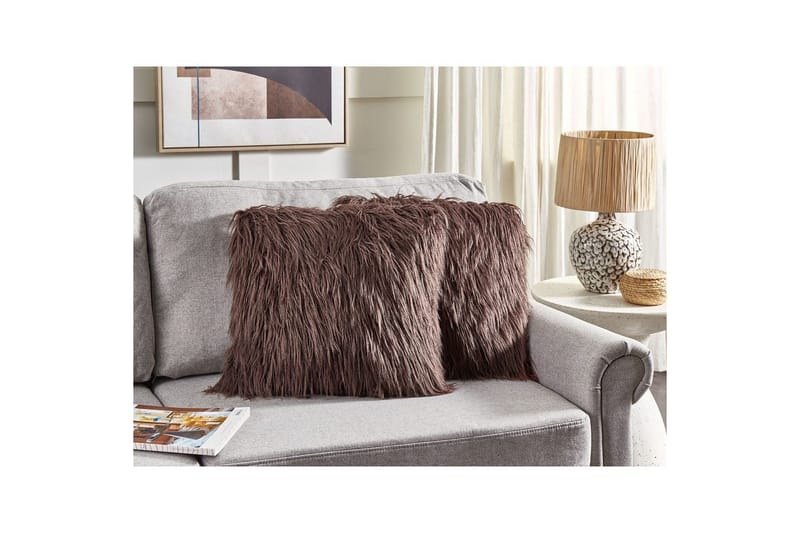 Pynteputer Corokia sett av 2 Brun - Brun - Tekstiler - Pute & pledd - Hagepute