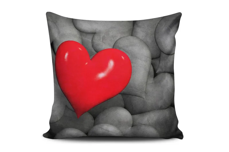 Cushion Love Putetrekk 45x45 cm - Multi - Tekstiler - Pute & pledd - Pynteputer
