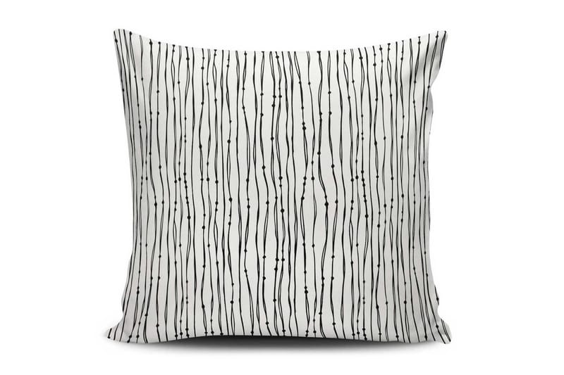 Cushion Love Putetrekk 45x45 cm - Hvit/Svart - Tekstiler - Pute & pledd - Pynteputer