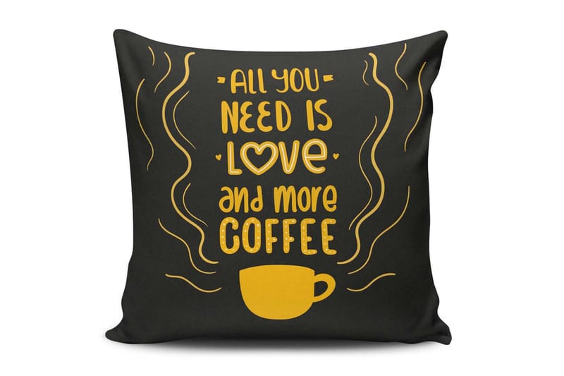 Cushion Love Putetrekk 45x45 cm - Multi - Tekstiler - Pute & pledd - Pynteputer