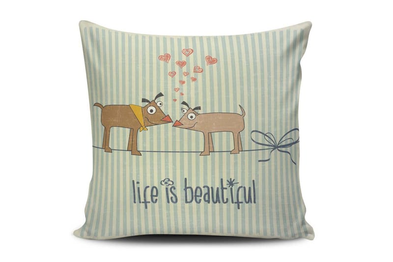 Cushion Love Putetrekk 45x45 cm - Multi - Pynteputer