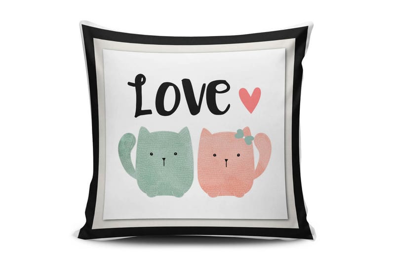 Cushion Love Putetrekk 45x45 cm - Multi - Pynteputer