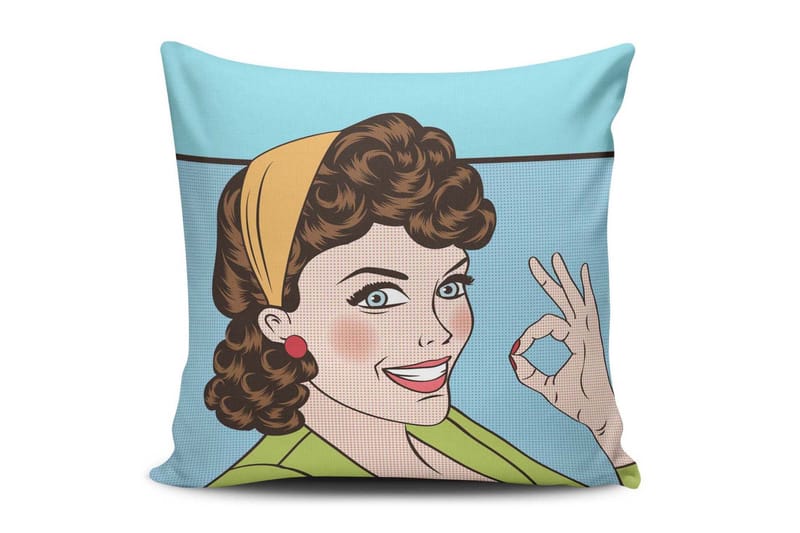 Cushion Love Pute 45x45 cm - Multi - Tekstiler - Pute & pledd - Pynteputer