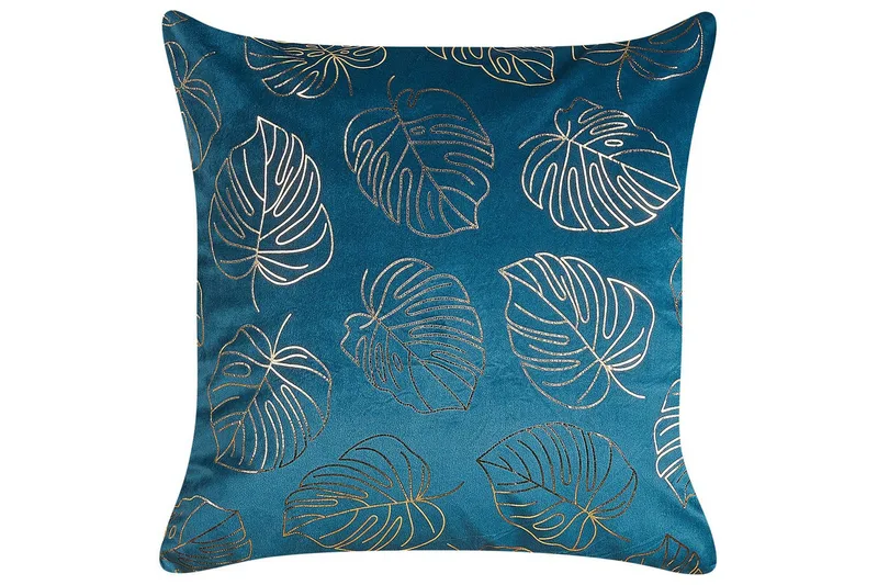 Pynteputer Deliciosa sett med 2 Blå/gull - Blå/gull - Tekstiler - Pute & pledd - Pynteputer