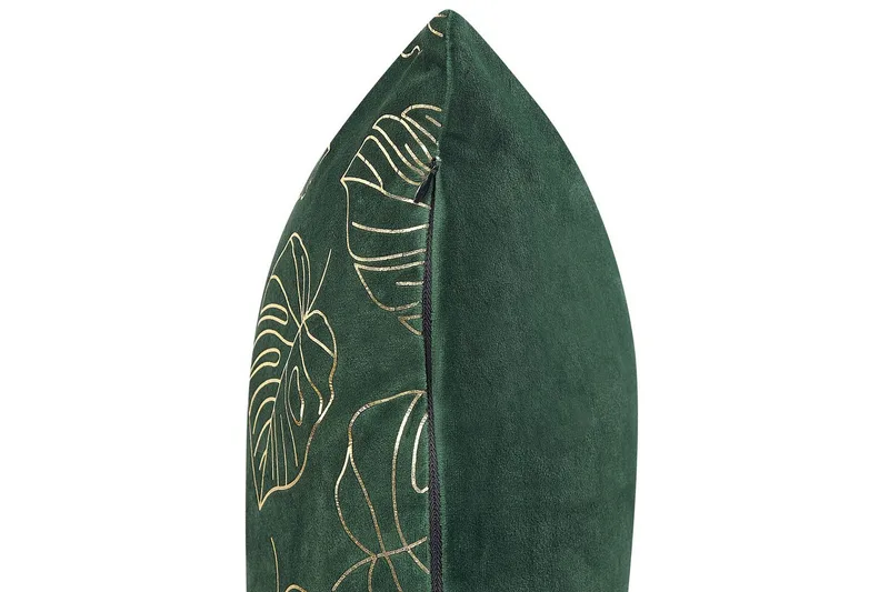 Pynteputer Deliciosa sett med 2 Grønn/gull - Grønn/gull - Tekstiler - Pute & pledd - Pynteputer