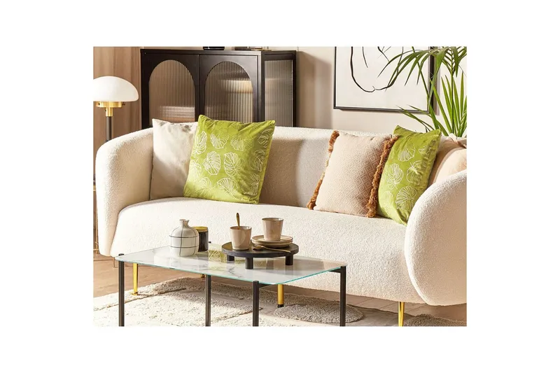 Pynteputer Deliciosa sett med 2 Lysegrønn/gull - Lysegrønn/gull - Tekstiler - Pute & pledd - Pynteputer