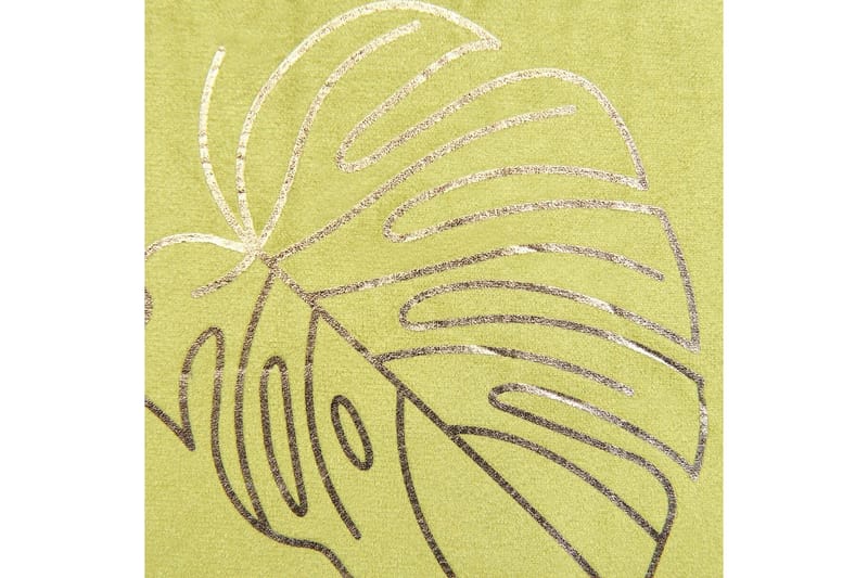 Pynteputer Deliciosa sett med 2 Lysegrønn/gull - Lysegrønn/gull - Tekstiler - Pute & pledd - Pynteputer