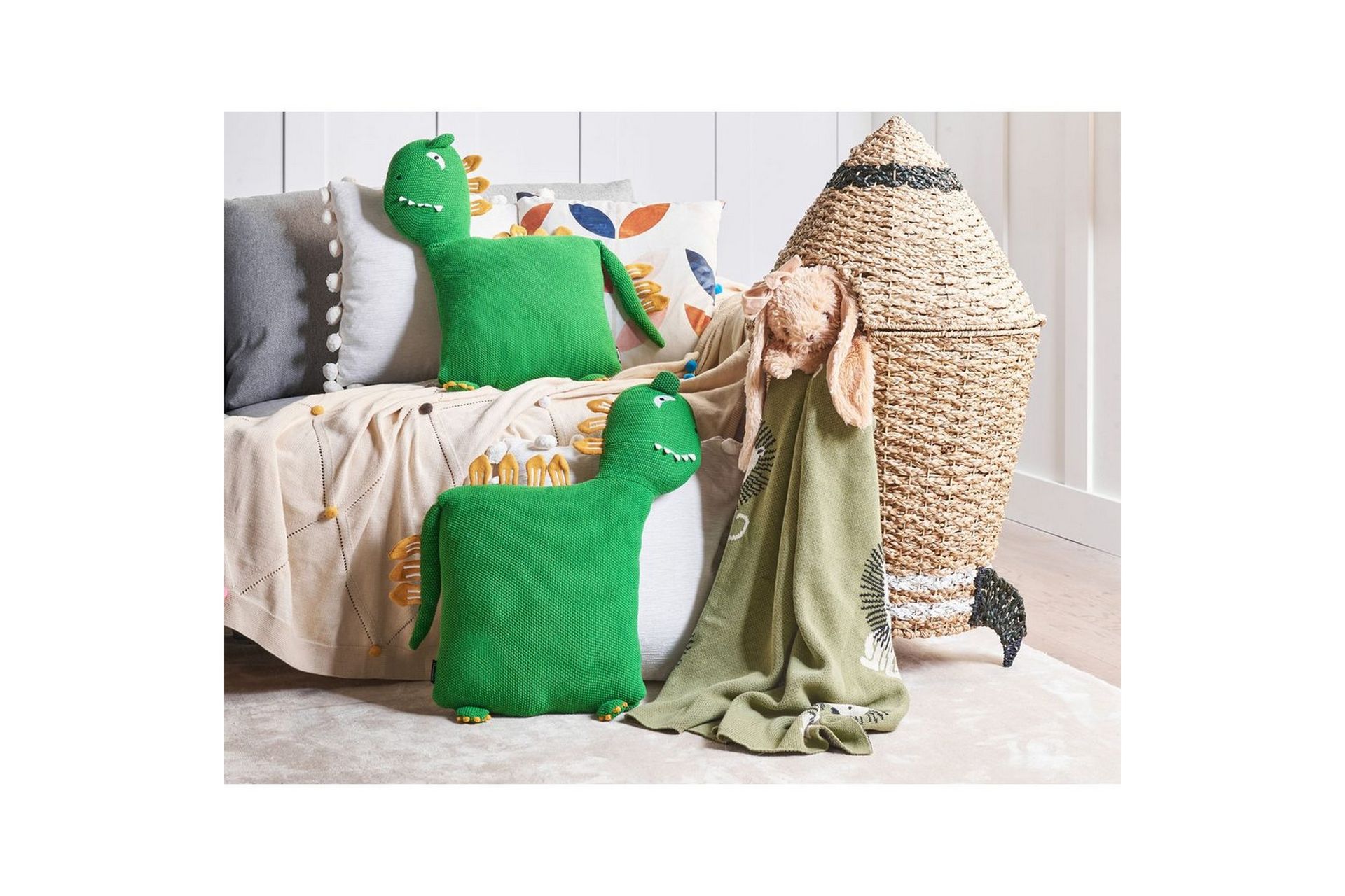 Pynteputer Dinos sett på 2 - Tekstiler - Pute & pledd - Pynteputer