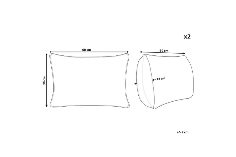 Pynteputer Douris sett med 2 30x60 cm - 30x60 cm - Tekstiler - Pute & pledd - Hagepute