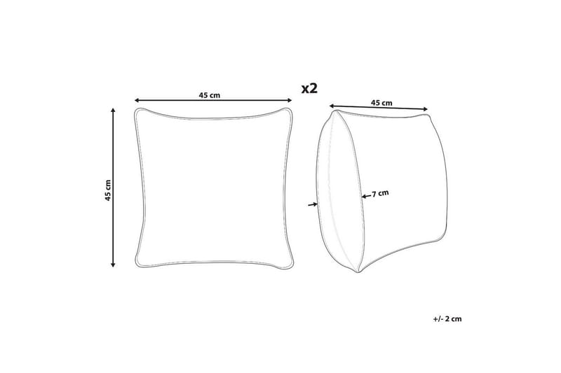 Pynteputer Elettaria sett av 2 - Tekstiler - Pute & pledd - Hagepute