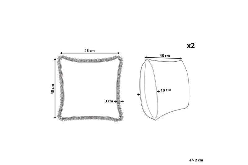 Pynteputer Filix sett á 2 - Tekstiler - Pute & pledd - Pynteputer