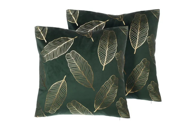 Pynteputer Freesia sett av 2 Grønn/gull, Grønn/gull