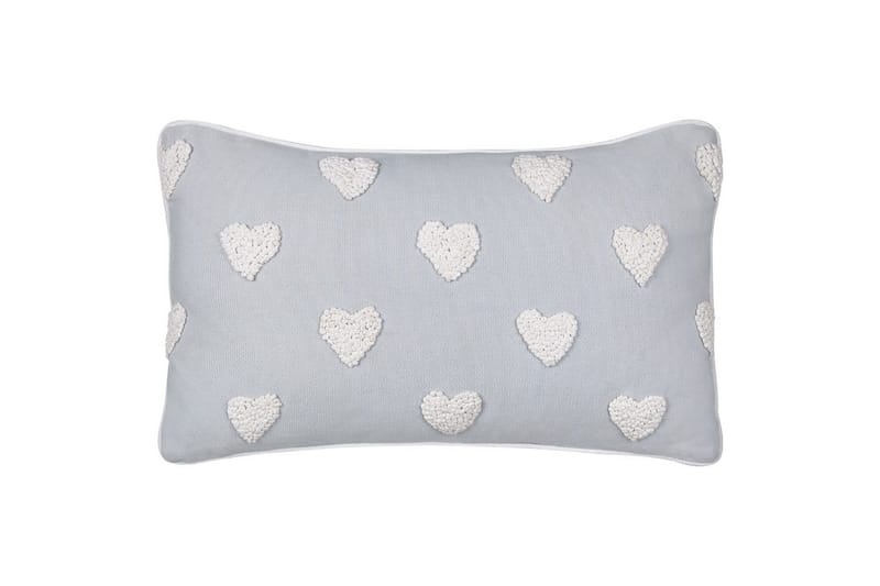 Pynteputer Gazania sett av 2 Grå/hvit, Rektangulær - Grå/hvit, Rektangulær - Tekstiler - Pute & pledd - Hagepute