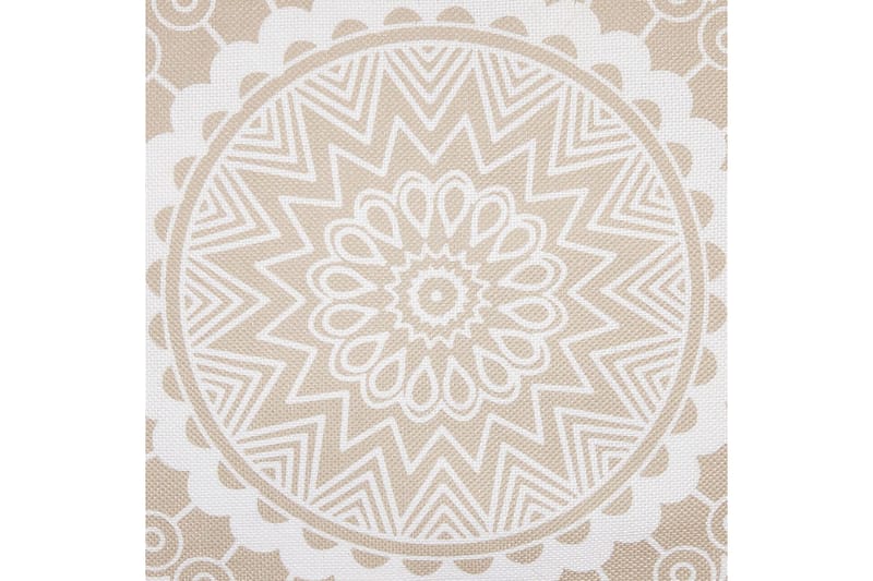 Pynteputer Geranium sett av 2 Beige/hvit - Beige/hvit - Tekstiler - Pute & pledd - Hagepute