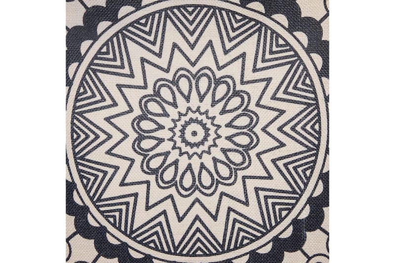 Pynteputer Geranium sett av 2 Beige/svart - Beige/svart - Tekstiler - Pute & pledd - Hagepute