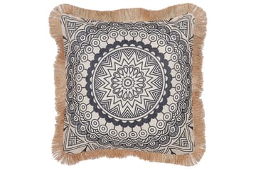 Pynteputer Geranium sett av 2 Beige/svart - Beige/svart - Tekstiler - Pute & pledd - Hagepute