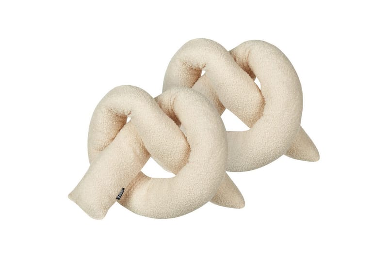 Pynteputer Gladiolus sett á 2 Beige - Beige - Tekstiler - Pute & pledd - Hagepute