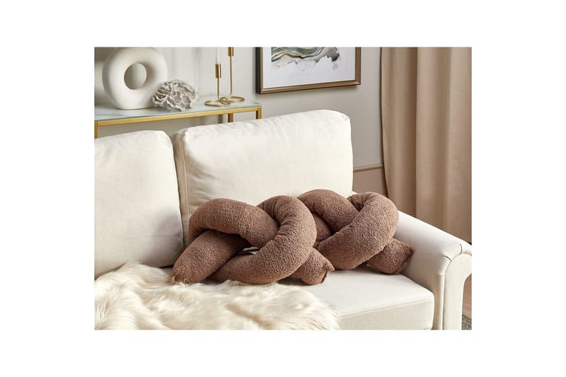 Pynteputer Gladiolus sett á 2 Brun - Brun - Tekstiler - Pute & pledd - Hagepute