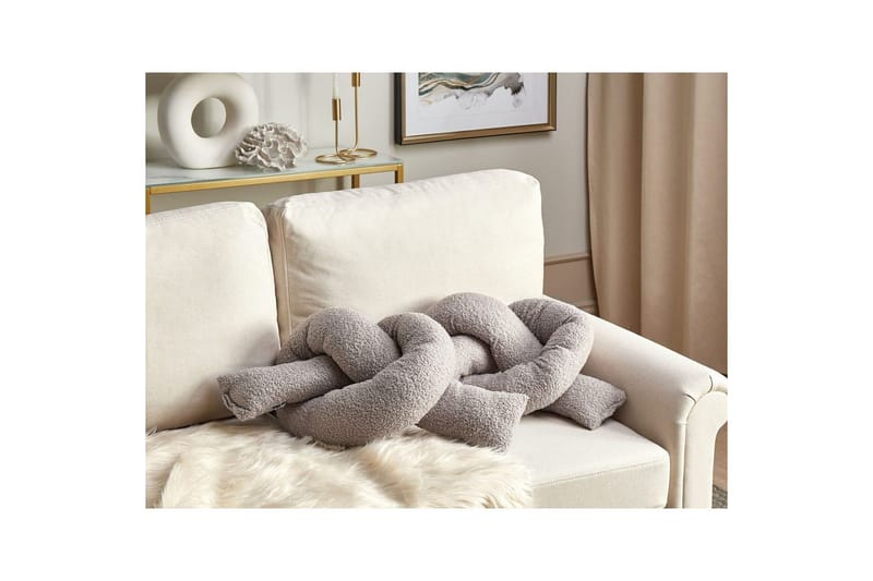 Pynteputer Gladiolus sett á 2 Grå - Grå - Tekstiler - Pute & pledd - Hagepute