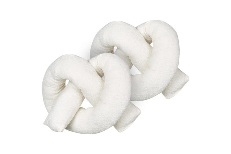 Pynteputer Gladiolus sett á 2 Hvit - Hvit - Tekstiler - Pute & pledd - Hagepute