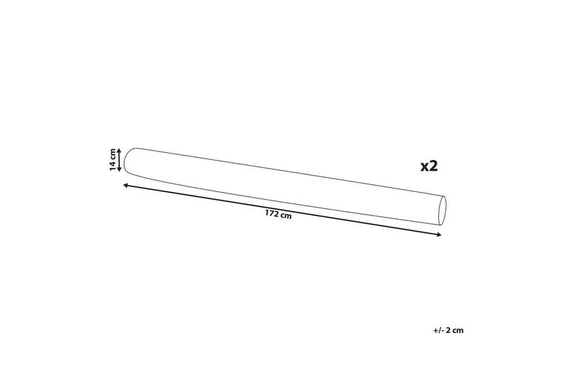 Pynteputer Gladiolus sett á 2 Lys brun - Lys brun - Tekstiler - Pute & pledd - Hagepute