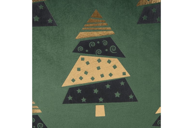 Pynteputer Goldspruce sett á 2 Grønn/gull/svart - Grønn/gull/svart - Tekstiler - Pute & pledd - Pynteputer