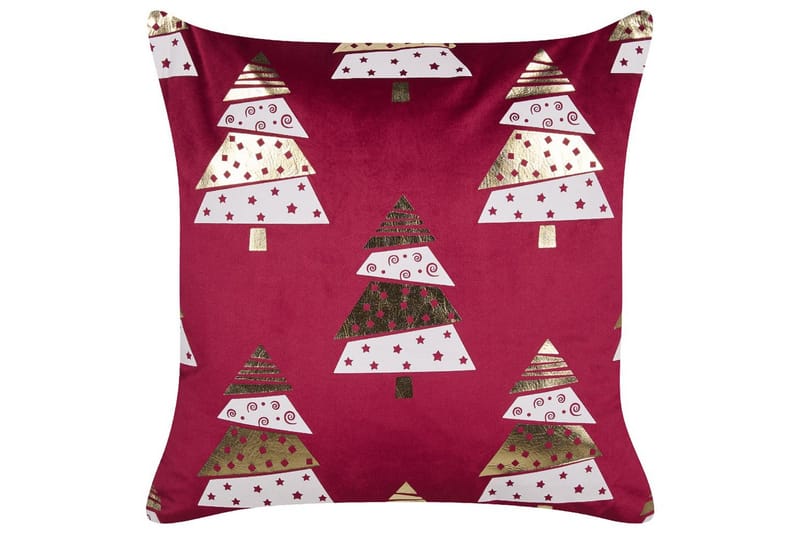 Pynteputer Goldspruce sett á 2 Rød/gull/hvit - Rød/gull/hvit - Tekstiler - Pute & pledd - Pynteputer