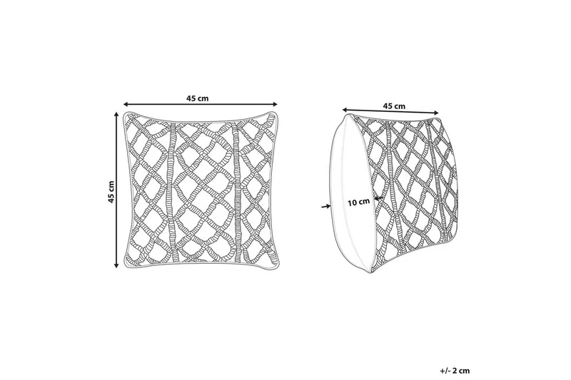 Pynteputer Goreme sett med 2 Beige - Beige - Tekstiler - Pute & pledd - Hagepute