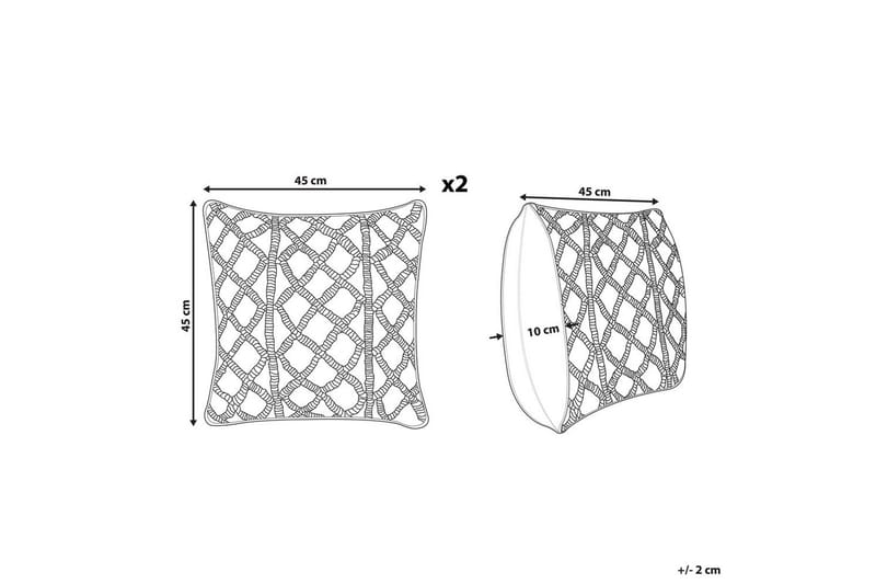 Pynteputer Goreme sett med 2 Blå - Blå - Tekstiler - Pute & pledd - Hagepute
