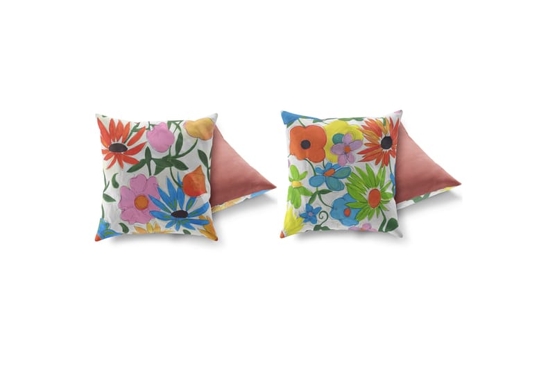 Gravel Pute 43x43 cm 2-pack - Multi - Tekstiler - Pute & pledd - Pynteputer