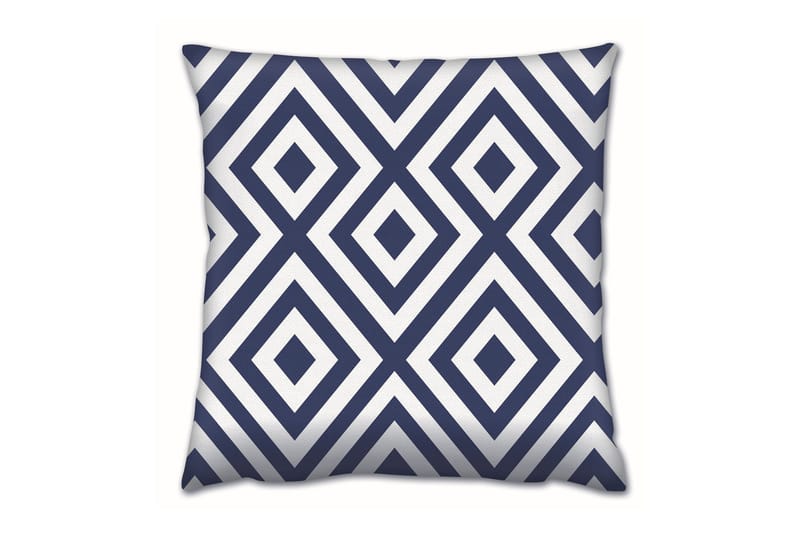 Gravel Pute 43x43 cm - Mørkeblå - Tekstiler - Pute & pledd - Pynteputer