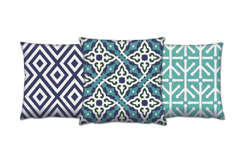 Gravel Pute 43x43 cm 3-pack, Multi