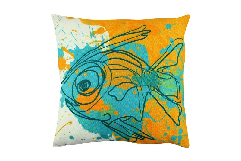 Gravel Pute 43x43 cm - Multi - Tekstiler - Pute & pledd - Pynteputer