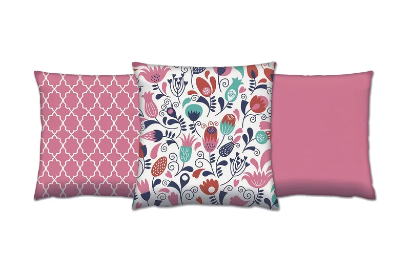 Gravel Pute 43x43 cm 3-pack, Multi