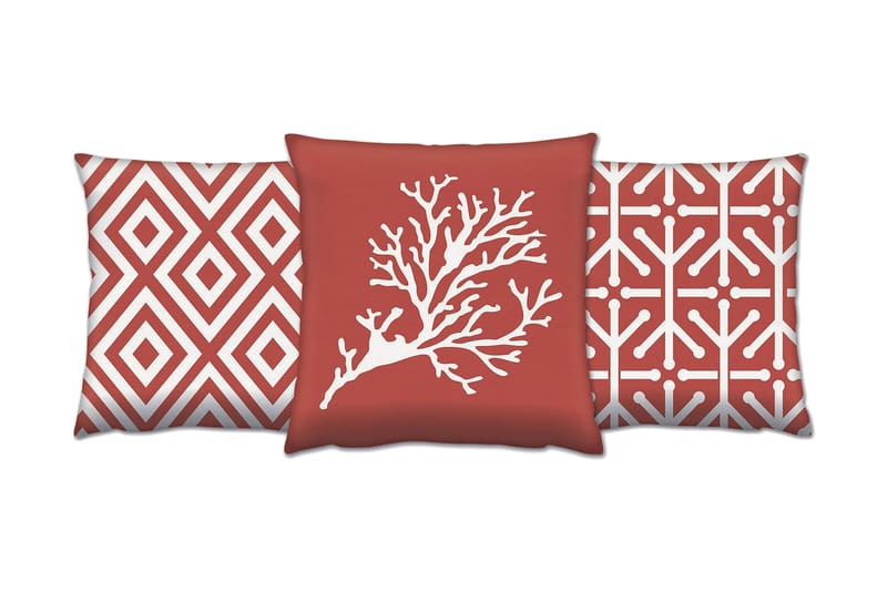 Gravel Pute 43x43 cm 3-pack, Multi