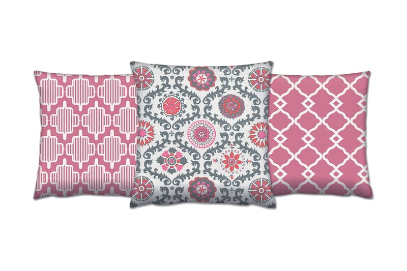 Gravel Pute 43x43 cm 3-pack, Multi