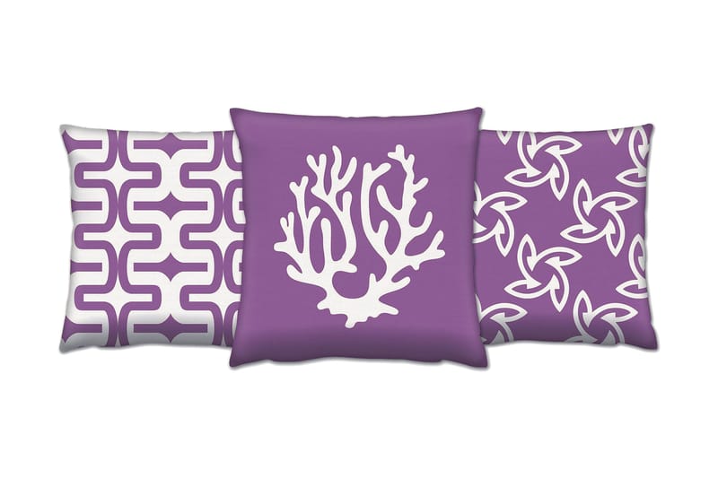 Gravel Pute 43x43 cm 3-pack, Multi