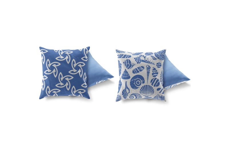 Gravel Pute 43x43 cm 2-pack - Multi - Tekstiler - Pute & pledd - Pynteputer