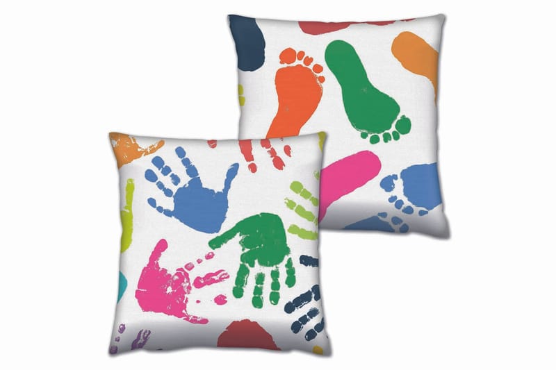 Gravel Pute 43x43 cm 2-pack, Multi