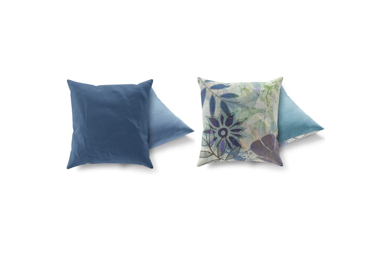 Gravel Pute 43x43 cm 2-pack - Multi - Tekstiler - Pute & pledd - Pynteputer