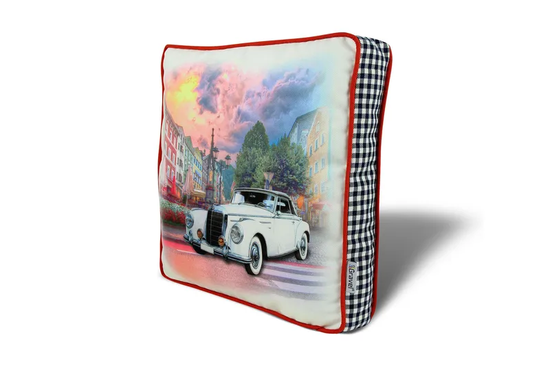 Gravel Pute 42x42 cm, Multi