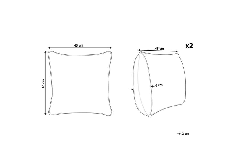 Pynteputer Hedera sett av 2 - Tekstiler - Pute & pledd - Pynteputer