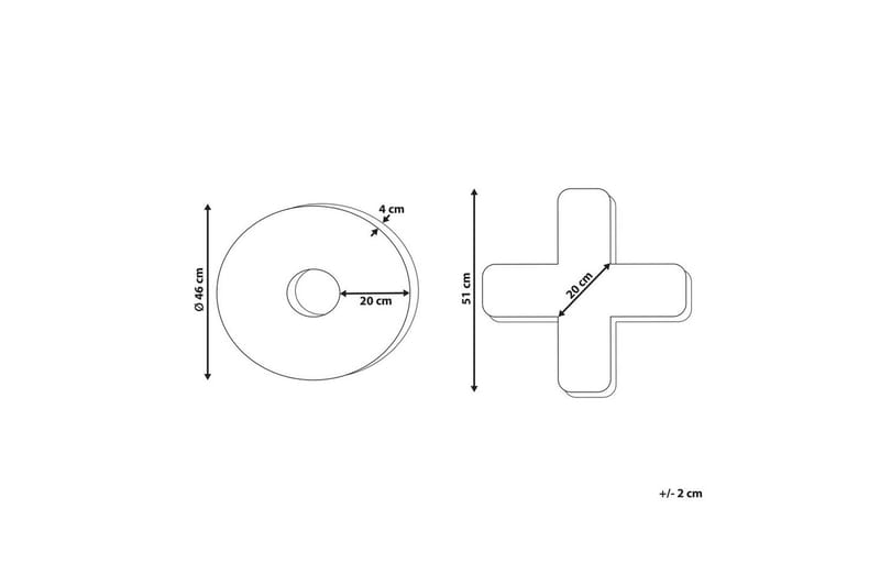 Pynteputer Hesperis sett med 2 Hvit - Hvit - Tekstiler - Pute & pledd - Hagepute