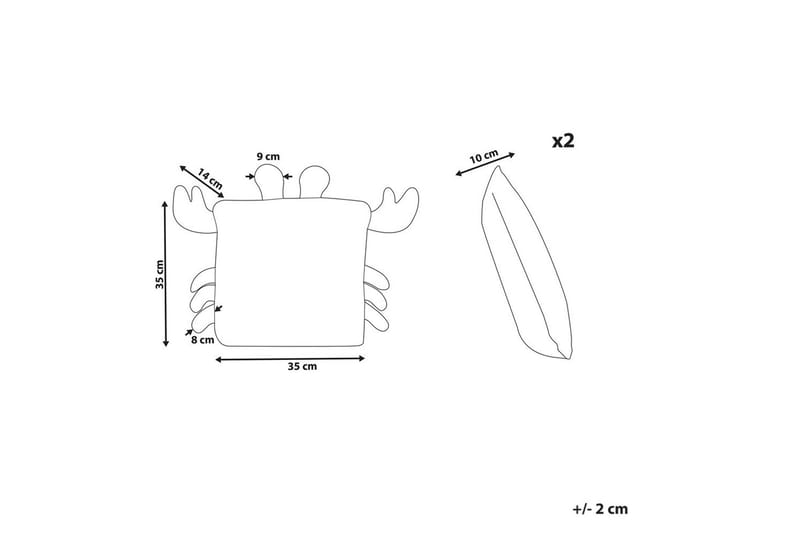 Pynteputer Jargalli sett à 2 - Tekstiler - Pute & pledd - Pynteputer