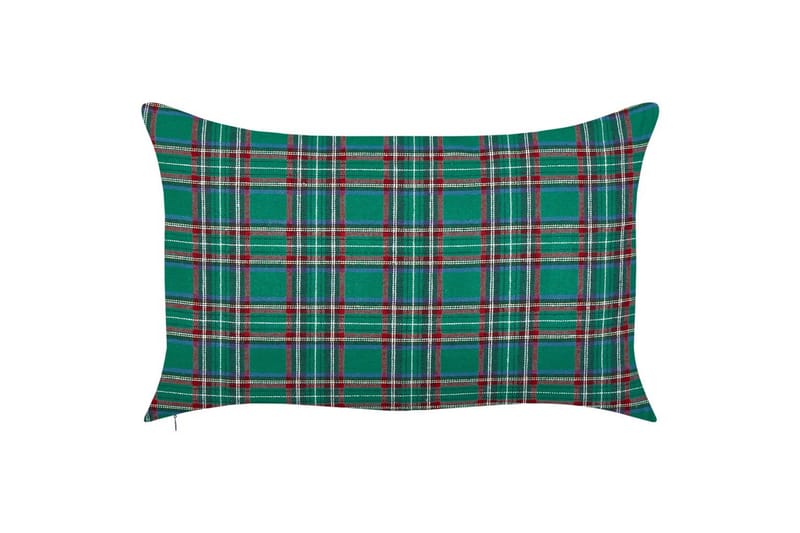 Pynteputer Joycandy sett av 2 Grønn/rød/svart/hvit, Rektangulær - Grønn/rød/svart/hvit, Rektangulær - Tekstiler - Pute & pledd - Hagepute