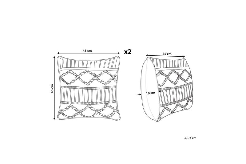 Pynteputer Karatas sett av 2 - Tekstiler - Pute & pledd - Pynteputer