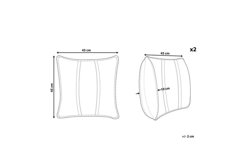 Pynteputer Kavalam sett av 2 - Tekstiler - Pute & pledd - Hagepute